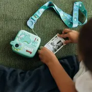 Aparat foto copii cu printare instant, Free2Play, Camere duale fata-spate, Cadre distractive, Cu 6 filtre, Unicorn BYN86892