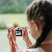 Aparat foto digital pentru copii, Free2Play, Cu functie selfie, Cadre distractive, Cu 6 filtre, Unicorn BYN86908