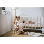 Balansoar, Free2Play, Zoe the Mouse, Cu sa confortabila cu spatar, Din lemn, 18 luni+, Pink BYN83488