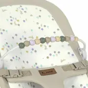 Balansoar, Jane, Baluu, Pliabil, Cu bara de jucarii si spatar reglabil in 3 pozitii, Conform cu standardul european de siguranta EN 12790:2023, Iris BYN8420421087718