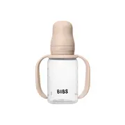 Bibs - set biberon tip sippy cup pp 150 ml cu cioc din silicon și sistem antipicurare, blush bbb50211244
