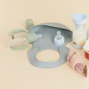 Bibs - set biberon tip sippy cup pp 150 ml cu cioc din silicon și sistem antipicurare, sage bbb50211250