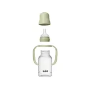 Bibs - set biberon tip sippy cup pp 150 ml cu cioc din silicon și sistem antipicurare, sage bbb50211250