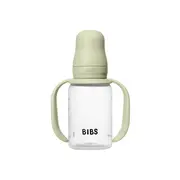 Bibs - set biberon tip sippy cup pp 150 ml cu cioc din silicon și sistem antipicurare, sage bbb50211250