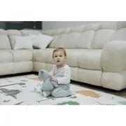 Covoras de joaca, FreeON, Magic Dino, Cu doua fete, Pliabil, Protectie impotriva loviturilor, 200 x 150 cm, Cu Imprimeu pe ambele parti, 0 luni+, Multicolor BYN85680