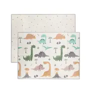 Covoras de joaca, FreeON, Magic Dino, Cu doua fete, Pliabil, Protectie impotriva loviturilor, 200 x 150 cm, Cu Imprimeu pe ambele parti, 0 luni+, Multicolor BYN85680