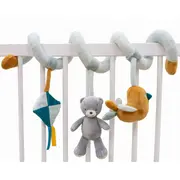 Jucarie pentru patut si carucior, Free2Play, Multifunctionala, Max the Bear, Dezvolta abilitati motorii si senzoriale, 0 luni+ BYN83518