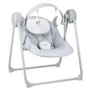 Leagan, FreeON, Snuggy, Cu 5 viteze de leganare, 8 melodii, Cu jucarii, Pana la 9 kg, Stars BYN84928