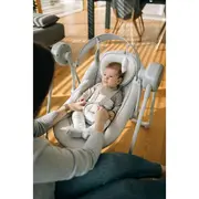 Leagan, FreeON, Snuggy, Cu 5 viteze de leganare, 8 melodii, Cu jucarii, Pana la 9 kg, Stars BYN84928