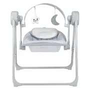 Leagan, FreeON, Snuggy, Cu 5 viteze de leganare, 8 melodii, Cu jucarii, Pana la 9 kg, Stars BYN84928