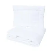 Lenjerie patut cu 6 piese, MimiNu, Pentru patut 120x60 cm, Cu volanase, Cu pilota si perna, Cu doua aparatori laterale, Din bumbac certificat Oeko Tex Standard 100, Colectia Royal, Blue BYN6426972030854