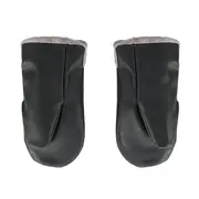 Manusi magnetice pentru carucior, Jane, Pentru vremea rece, Interior din fleece si exterior imitatie piele, Black BYN8420421091494