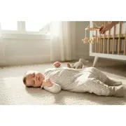 Sac de dormit, MimiNu, Premium, Cu picioruse, De iarna, Din bumbac certificat Oeko Tex Standard 100, Cu fermoar, 103 cm, M, Meadow BYN6426972031332