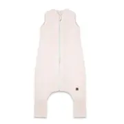 Sac de dormit, MimiNu, Premium, Cu picioruse, De iarna, Din bumbac interlock certificat Oeko Tex Standard 100, Cu fermoar, 1 - 2.5 ani, S, Soft Powder Pink BYN6426972030991