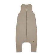 Sac de dormit, MimiNu, Premium, Cu picioruse, De iarna, Din bumbac interlock certificat Oeko Tex Standard 100, Cu fermoar, 2 - 6 ani, M, Soft Mocha BYN6426972031127