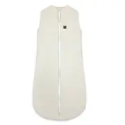 Sac de dormit, MimiNu, Premium, Din bumbac interlock, Materiale certificate Oeko Tex Standard 100, Cu fermoar, 3 - 12 luni, 2.5 Tog, Soft Beige BYN6426972031486