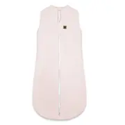 Sac de dormit, MimiNu, Premium, Din bumbac interlock, Materiale certificate Oeko Tex Standard 100, Cu fermoar, 3 - 12 luni, 2.5 Tog, Soft Powder Pink BYN6426972031479