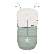 Sac de iarna, Jane, Nest, Pentru carucior, Universal, 95 x 46 cm, Material interior din fleece, Forest Green BYN8420421079362