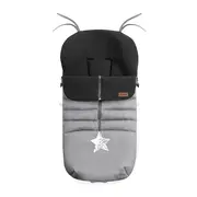 Sac de iarna, Jane, Nest, Pentru carucior, Universal, 95 x 46 cm, Material interior din fleece, Shadow BYN8420421061312