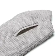 Sac de iarna cu gluga, Jane, Mims Plus, Pentru carucior si scoica auto, 88 x 43 cm, Inchidere cu nasturi si fermoar, Dim Grey BYN8420421079294