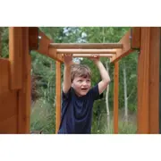 Spatiu de joaca din lemn de cedru kidkraft ridgeview deluxe clubhouse, complet echipat, pentru 9 copii - okekkf270855e