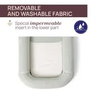 Babynest multifunctional 4 in 1 Chicco Mommy Pod, Olive 0 luni+ CHC8717616-8