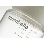 Biberon Anti-colici Mombella PPSU, 180 ml, cu Tetină Silicon S - Flux Lent (0-3 Luni) - Ivory KRTM01833