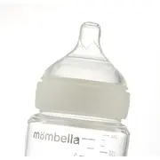 Biberon Anti-colici Mombella PPSU, 180 ml, cu Tetină Silicon S - Flux Lent (0-3 Luni) - Old Rose KRTM01835