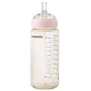 Biberon Anti-colici Mombella PPSU, 300 ml, cu Tetină Silicon L - Flux Rapid  (6-9 Luni) - Old Rose KRTM01836