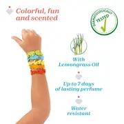 Bratari Chicco NaturalZ din silicon cu citronella, 3ani+ CHC12806-9