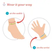 Bratari Chicco NaturalZ din silicon cu citronella, 3ani+ CHC12806-9