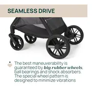 Carucior copii 3 in 1 Chicco Bellagio 2, Black Satin (negru), First Seat Recline, 0luni+ CHC8718345+8713745+8710045-8