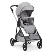 Carucior copii 3 in 1 Chicco Seety, cu scaun auto Kory Plus I-Size, Cloud (Gri), 0luni+ CHC8709756+8709856+8714645-8