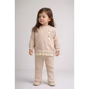 Costum bebe 2 piese fete bumbac funde elegante - bymurat bb10222-1