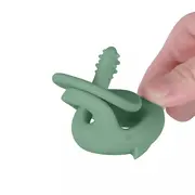 Inel gingival din silicon, Mombella - Elefant Verde KRTM00509