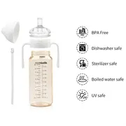 M&acirc;ner ergonomic pentru Biberon de Tranziție Mombella Classic &ndash; Old Rose KRTM01844