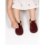 Sale pantofi barefoot erda burgundy