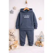 Set memoza adventure - hanorac cu gluga si pantaloni bl2096-1