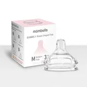 Tetină Biberon Classic Anti-colici Mombella, Flux Mediu (M), 3 luni+ KRTM01840