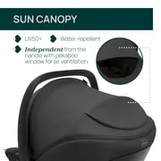 Carucior copii 3 in 1 Chicco Seety, cu scaun auto Kory Plus I-Size, Sage (Verde), 0luni+ CHC8709776+8709876+8714645-8