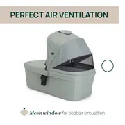 Carucior copii 3 in 1 Chicco Seety, cu scaun auto Kory Plus I-Size, Sage (Verde), 0luni+ CHC8709776+8709876+8714645-8