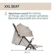 Carucior sport Chicco Taormina, Sandshell (Bej), 0luni+ CHC8715943-8