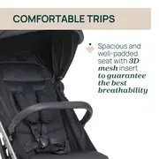 Carucior sport off-road Chicco Dolomiti, Charcoal (Negru), 0 luni+ CHC8716394-8