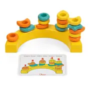 Jucarie de sortare si indemanare Chicco 2 in 1 Curcubeu, 1-3ani CHC12198-1