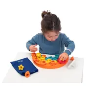 Jucarie de sortare si indemanare Chicco 2 in 1 Curcubeu, 1-3ani CHC12198-1