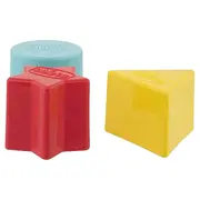 Jucarie ecologica de sortare si stivuire Chicco 2 in 1 Invatam sa numaram, 6-24luni CHC0937310-1