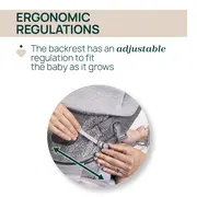 Marsupiu ergonomic multifunctional Chicco Airy Hip Fit 3 in 1, Pebble (Gri), 0 luni+ CHC8718812-8