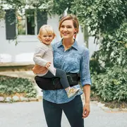 Marsupiu ergonomic multifunctional Chicco Hip Seat cu suport pentru sold, HazelWood (Bej), 0luni+ CHC79147-8_HAZELWOOD