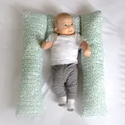 Perna 3 in 1 : babynest, pentru gravide si pentru alaptare in forma de U BabyJem (Culoare: Gri) JEMbj_7452