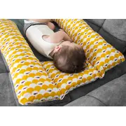 Perna 3 in 1 : babynest, pentru gravide si pentru alaptare in forma de U BabyJem (Culoare: Roz) JEMbj_7453